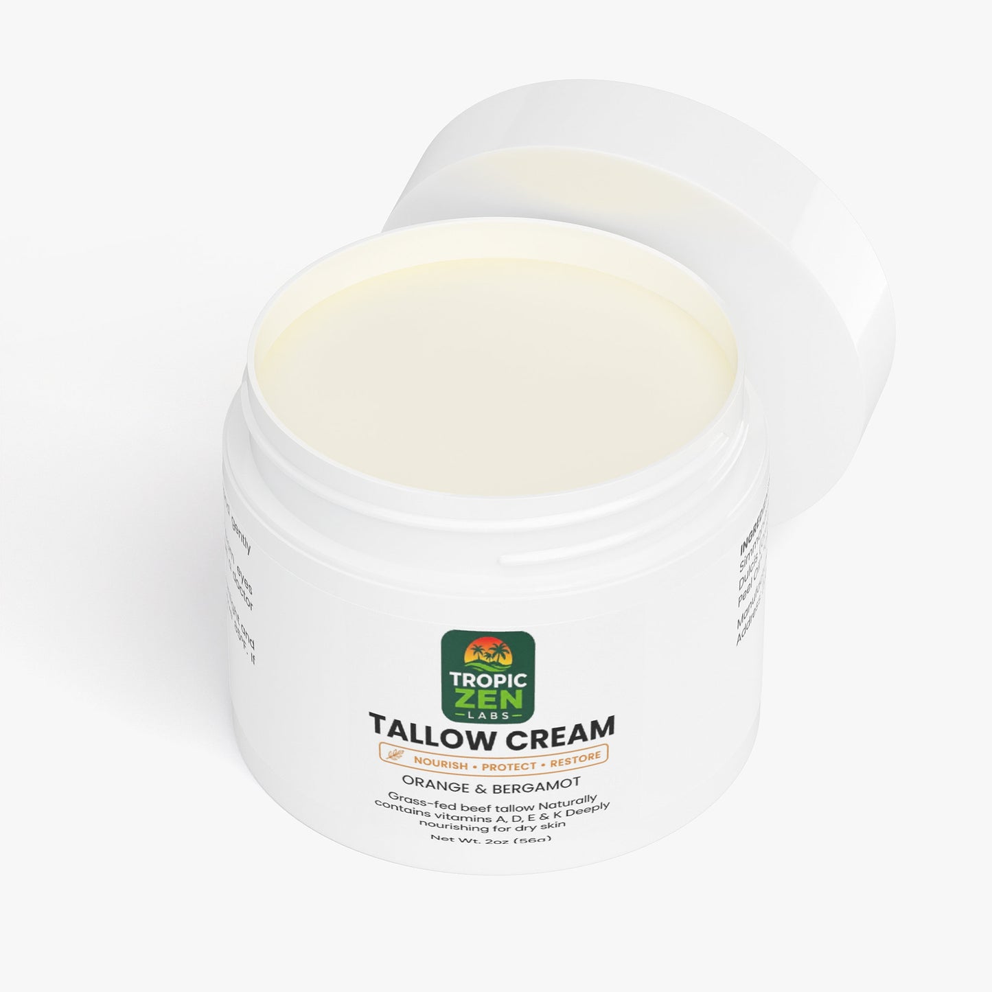 Tallow Cream Orange & Bergamot