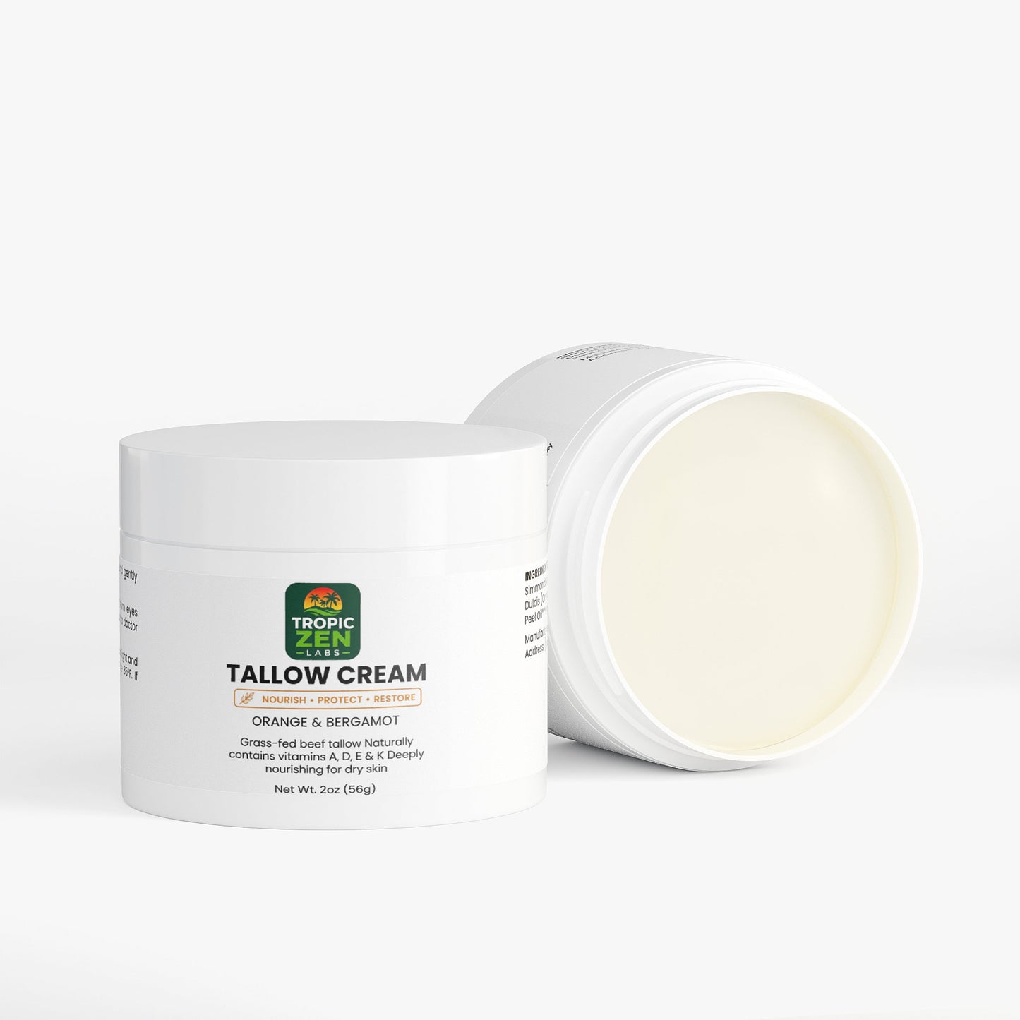 Tallow Cream Orange & Bergamot