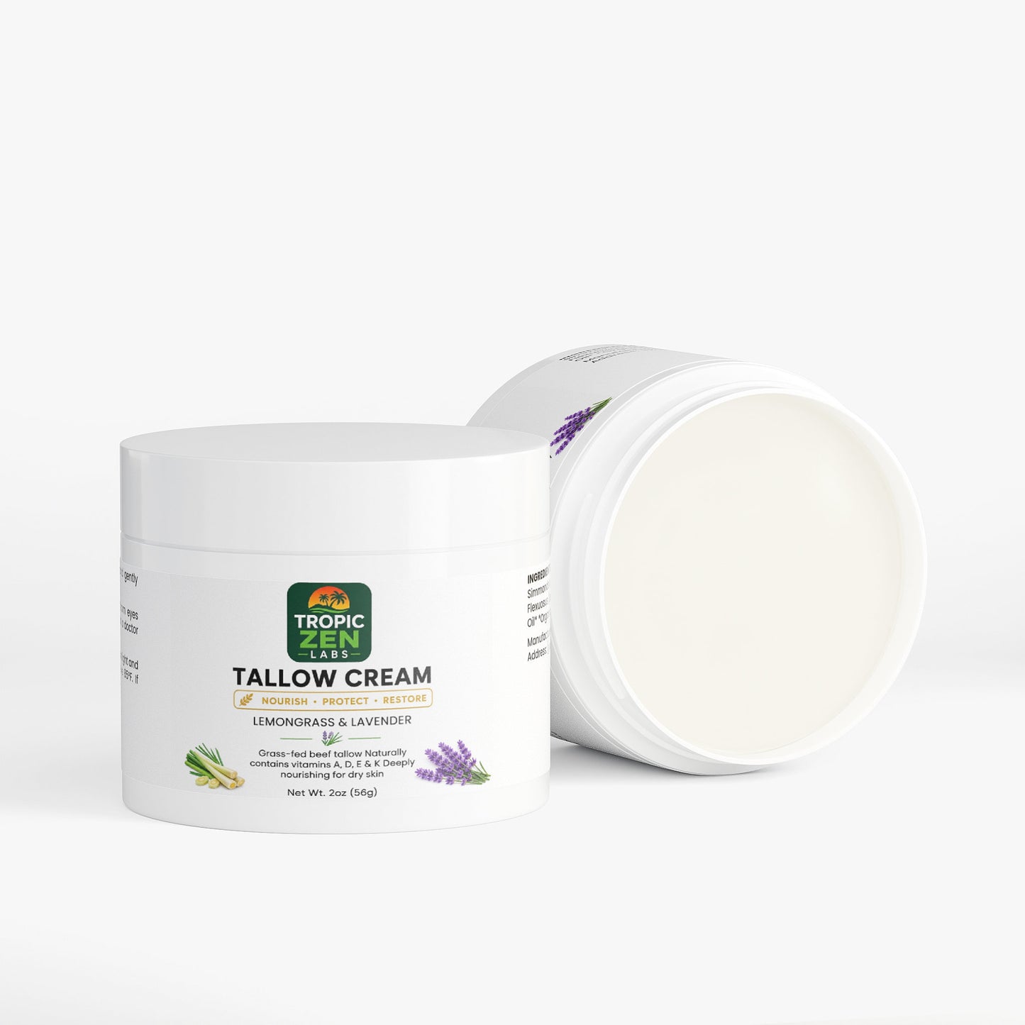 Tallow Cream Lemongrass & Lavender