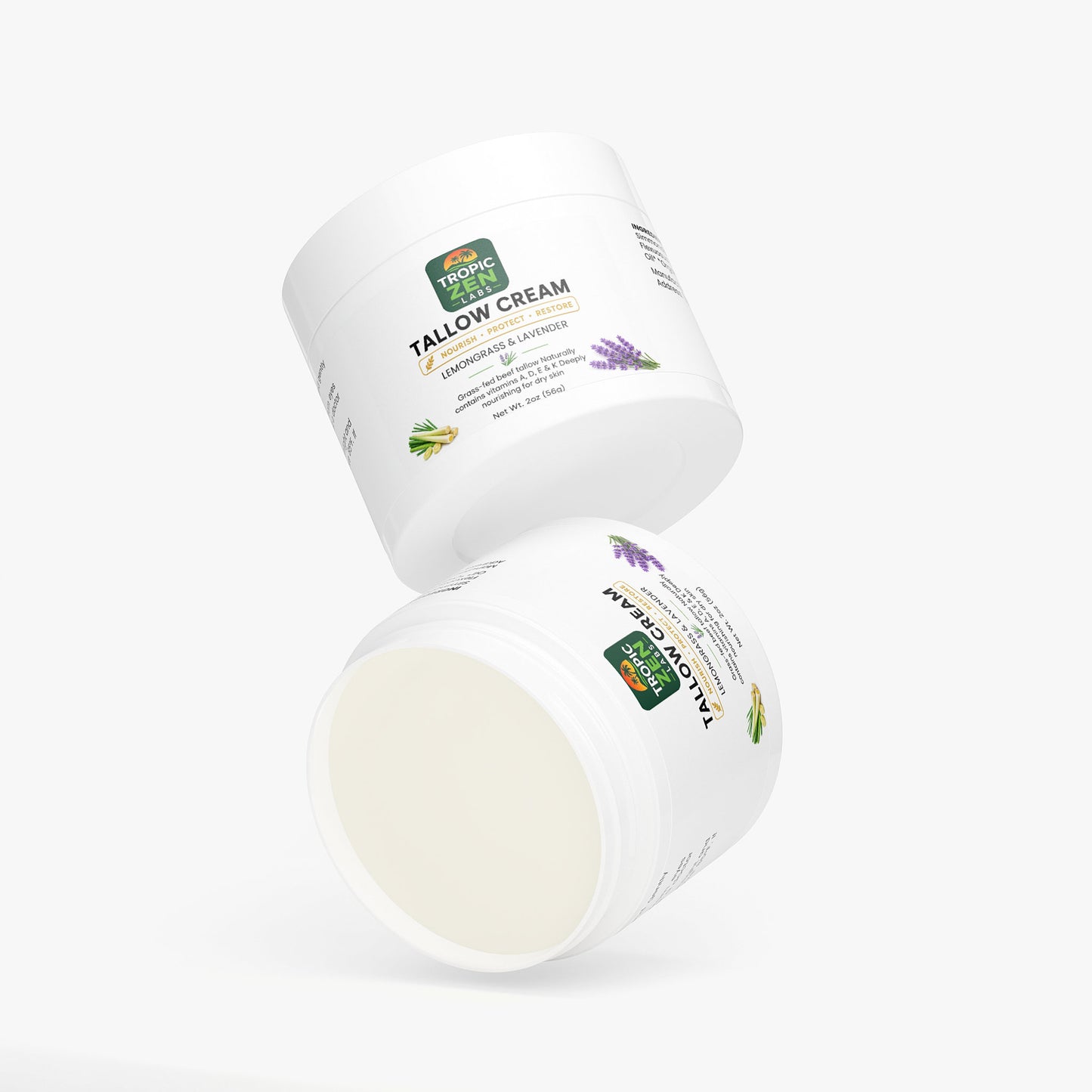 Tallow Cream Lemongrass & Lavender