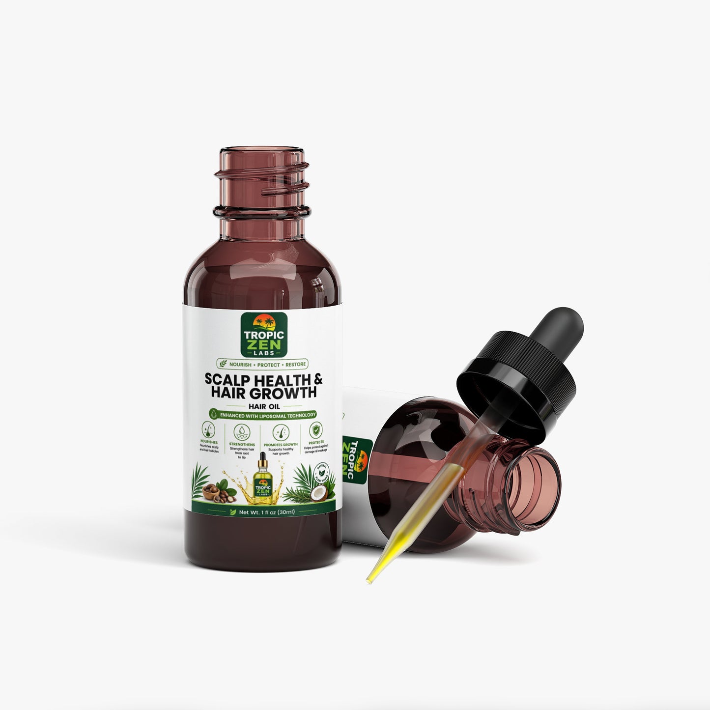 Hair Oil for Scalp Health and Hair Growth